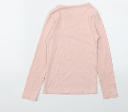 NEXT Girls Pink   Basic T-Shirt Size 7 Years