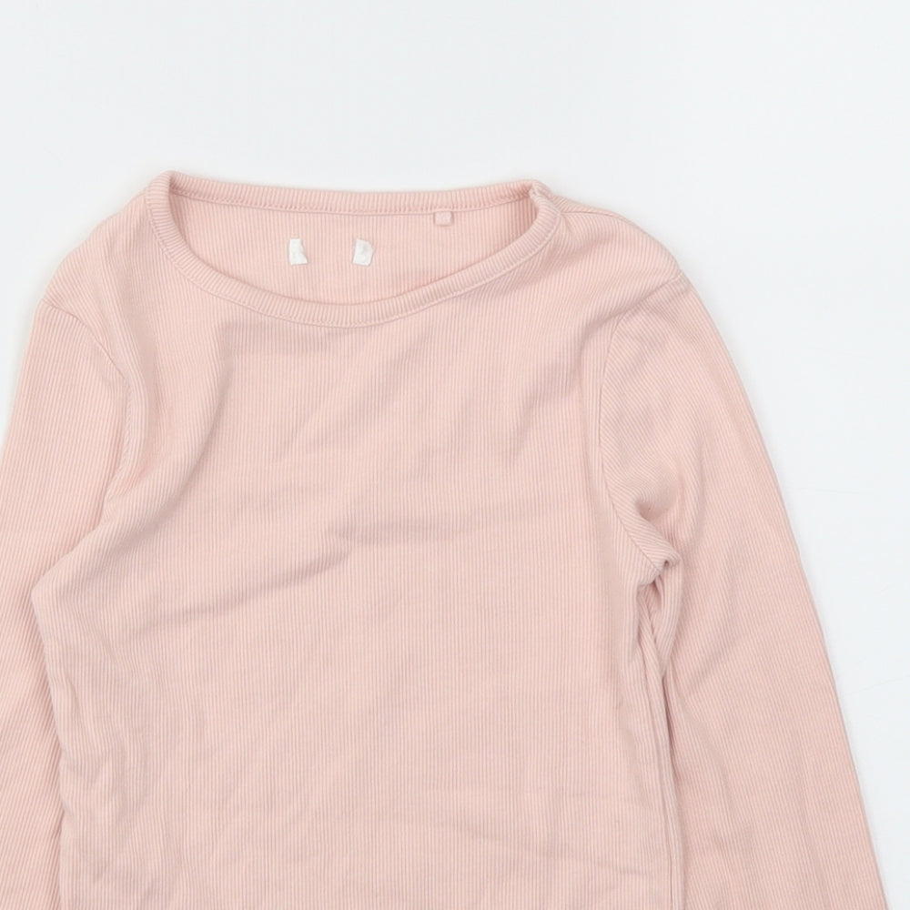 NEXT Girls Pink   Basic T-Shirt Size 7 Years