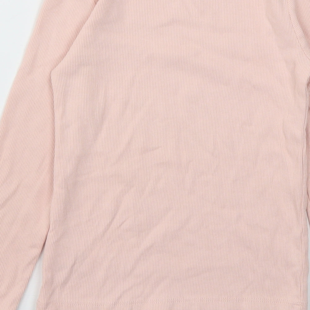 NEXT Girls Pink   Basic T-Shirt Size 7 Years