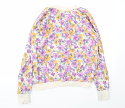Womens UK Size M Preworn Pink Pullover Jumper
