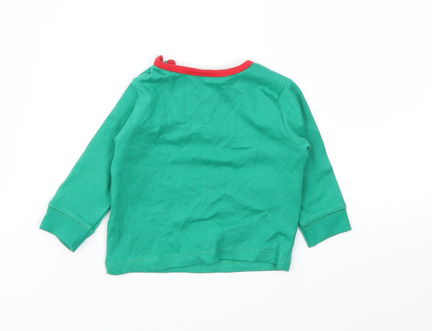 F&F Girls Green   Basic T-Shirt Size 0-3 Months