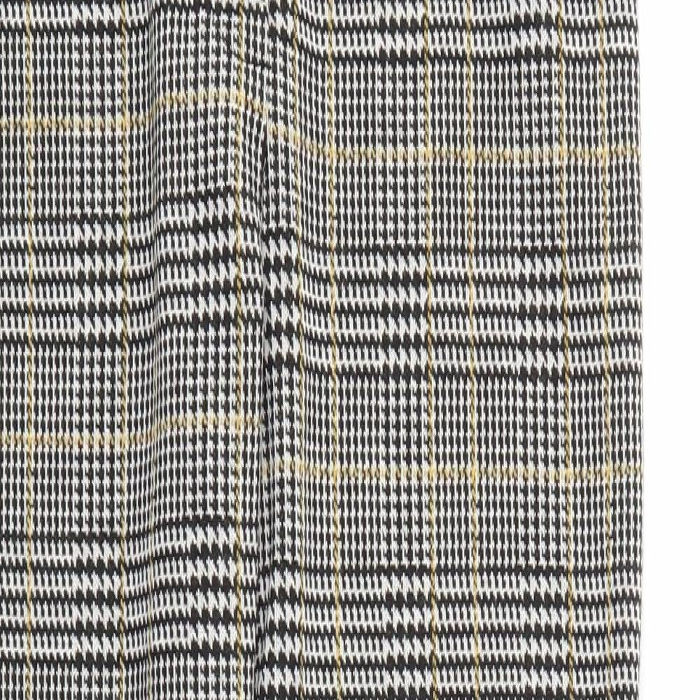 Select Womens Grey Check  Trousers  Size 8 L29 in