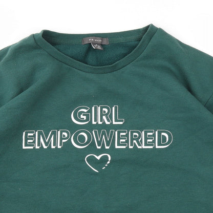 Primark Womens Green   Shrug Jumper Size M
