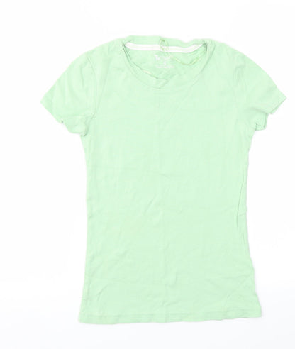 TU Womens Green   Basic T-Shirt Size 8