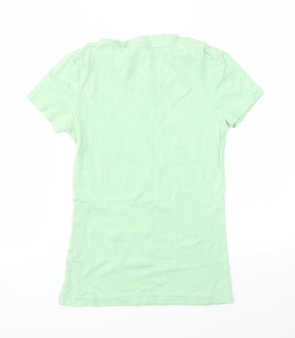 TU Womens Green   Basic T-Shirt Size 8