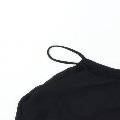 Womens UK Size XS Berksha Black Basic Tank