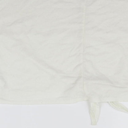 Primark Womens White   Pullover Jumper Size M