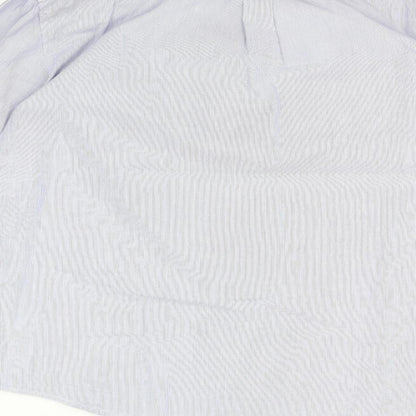 Mens UK Size 2XL Farrell Blue  Button-Up Long Sleeve Casual Shirt