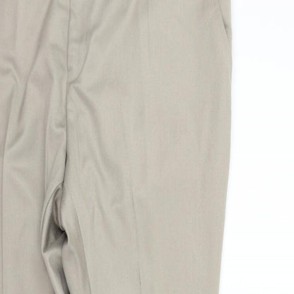 Womens UK Size 40 in Preworn Regular Fit  Beige Trousers
