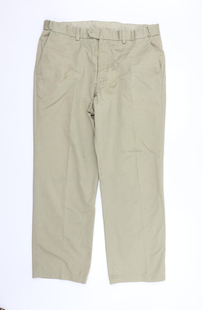 Womens UK Size 38 in Marks and Spencer Regular Fit  Beige Trousers