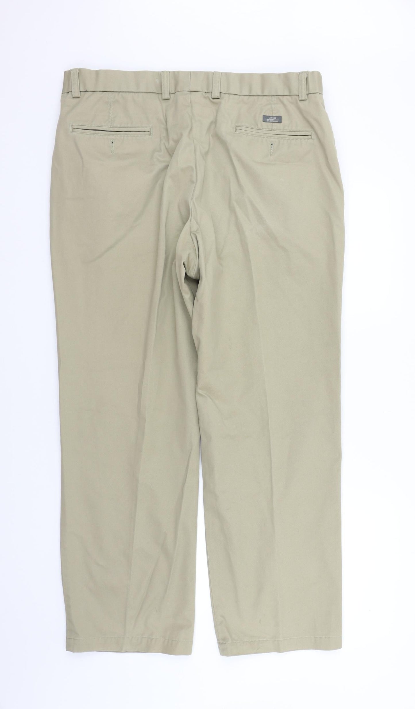 Womens UK Size 38 in Marks and Spencer Regular Fit  Beige Trousers