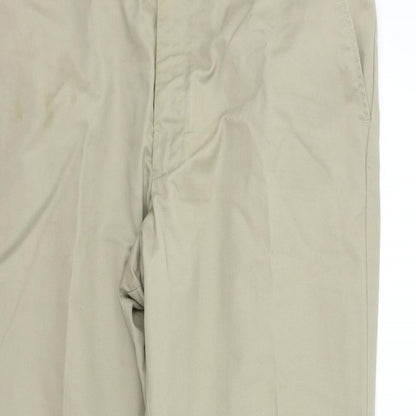 Womens UK Size 38 in Marks and Spencer Regular Fit  Beige Trousers