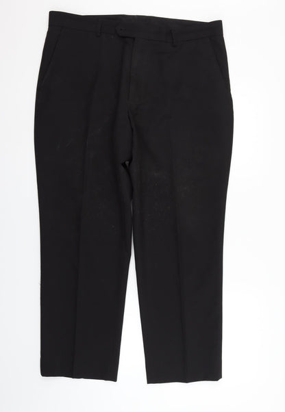 F&F Womens Black   Trousers  Size 38 in L29 in