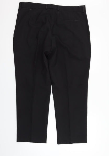 F&F Womens Black   Trousers  Size 38 in L29 in