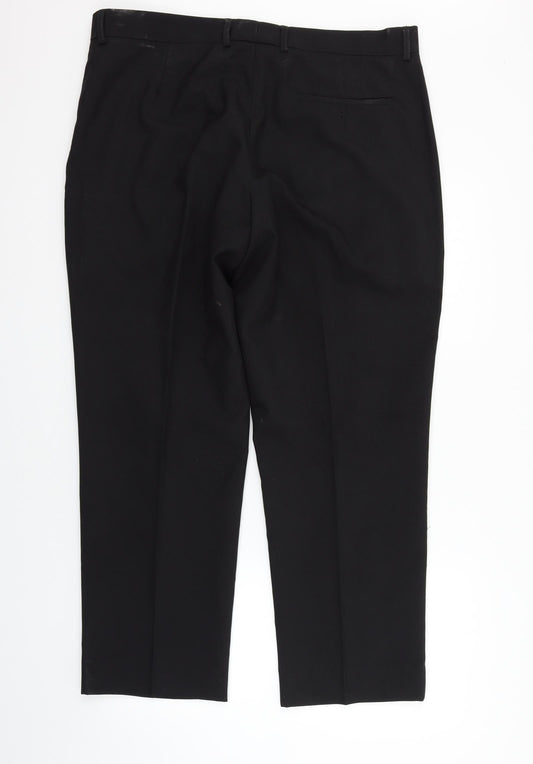 F&F Womens Black   Trousers  Size 38 in L29 in