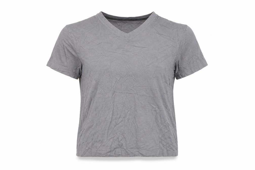 Tu Womens Grey   Basic T-Shirt Size M