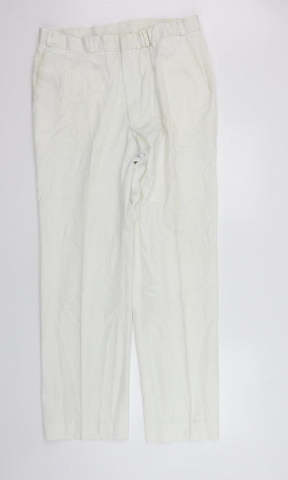ST MICHAEL Womens White   Straight Jeans Size 38 in L32 in - washable marks
