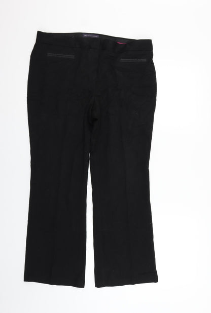 Womens UK Size 14 Marks and Spencer Regular Fit  Black Trousers