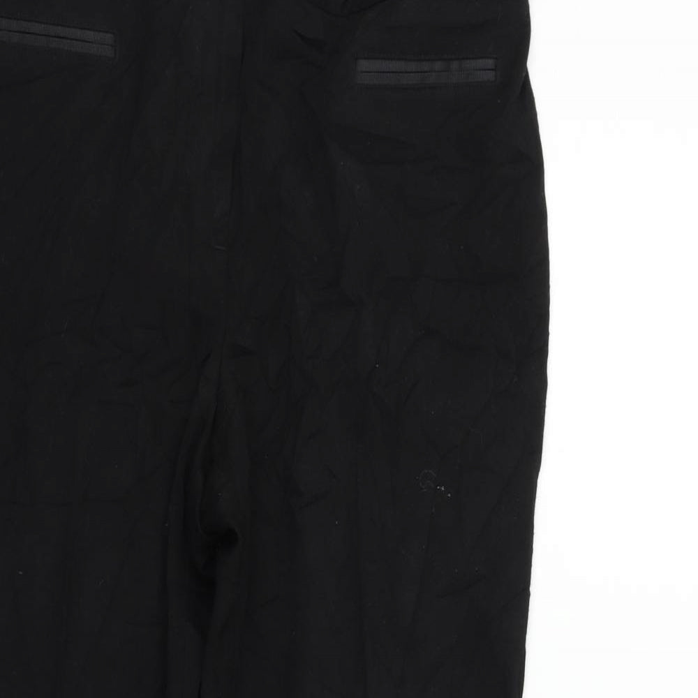 Womens UK Size 14 Marks and Spencer Regular Fit  Black Trousers