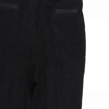 Womens UK Size 14 Marks and Spencer Regular Fit  Black Trousers