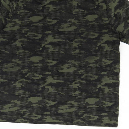 F&F Girls Green Geometric  Basic T-Shirt Size 5-6 Years