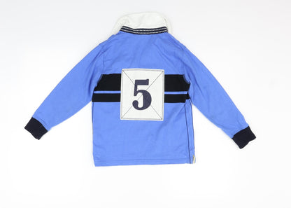 Next Boys Blue   Basic Polo Size 7 Years  - 5