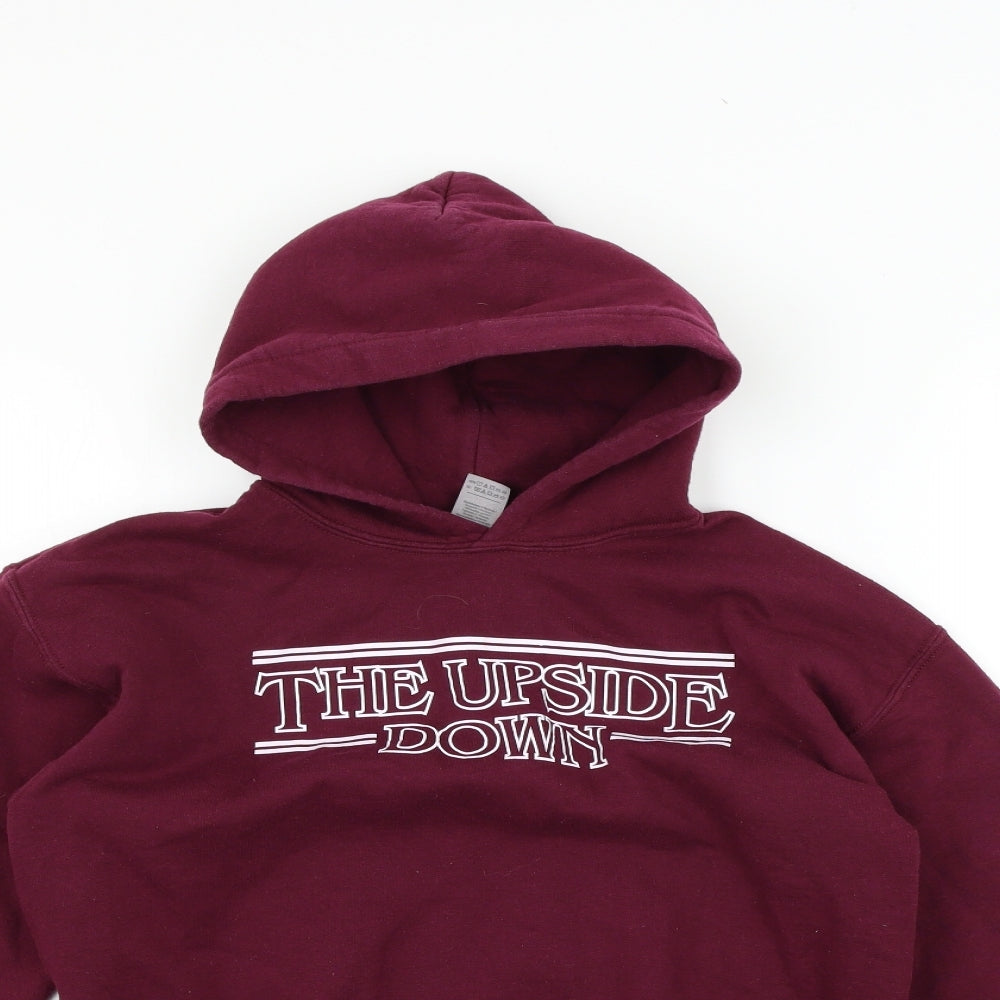 Gildan Girls Purple   Pullover Hoodie Size XL