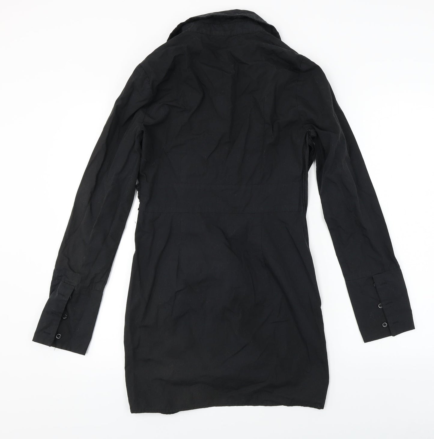 PRETTYLITTLETHING Womens Black   A-Line  Size 10