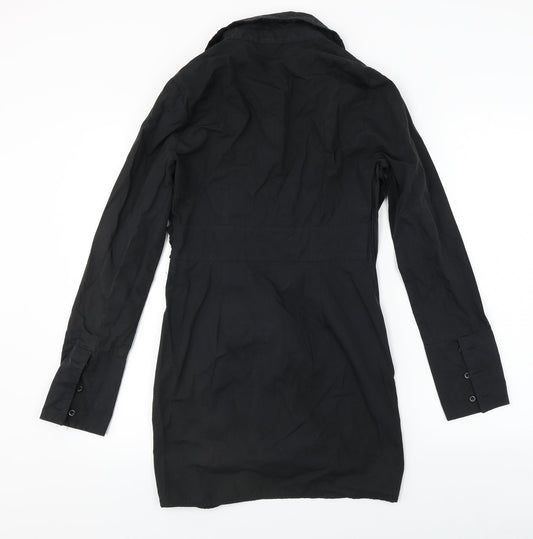 PRETTYLITTLETHING Womens Black   A-Line  Size 10