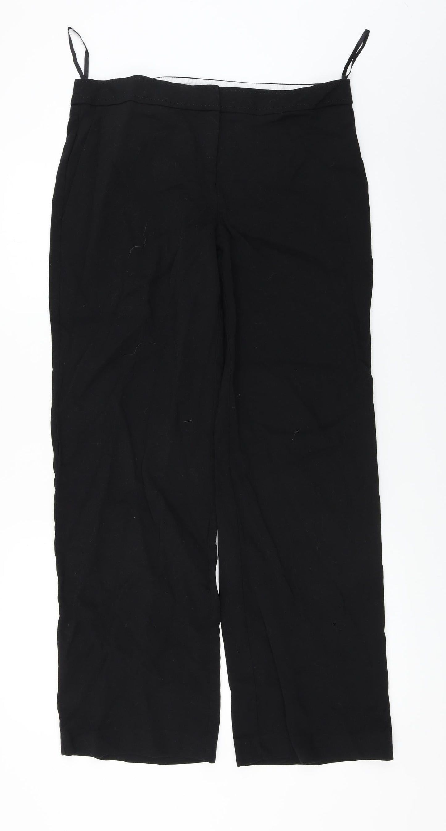 Womens UK Size 10 NEXT Regular Fit  Black Trousers