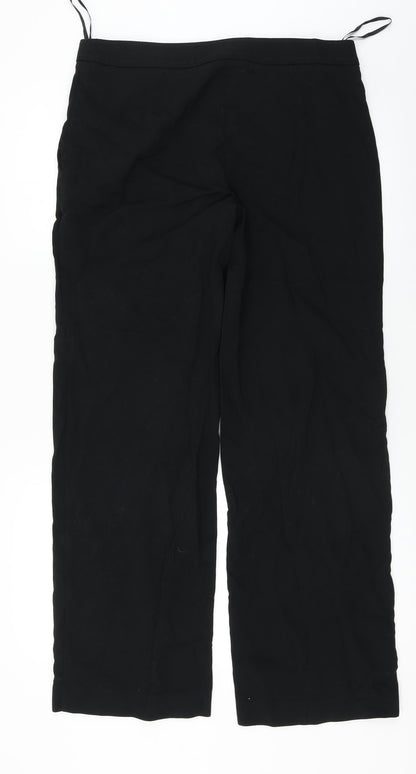 Womens UK Size 10 NEXT Regular Fit  Black Trousers
