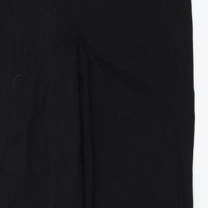 Womens UK Size 10 NEXT Regular Fit  Black Trousers