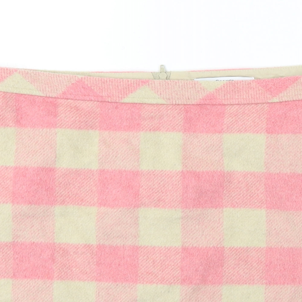 George  Womens Red Check  A-Line Skirt Size 36 in