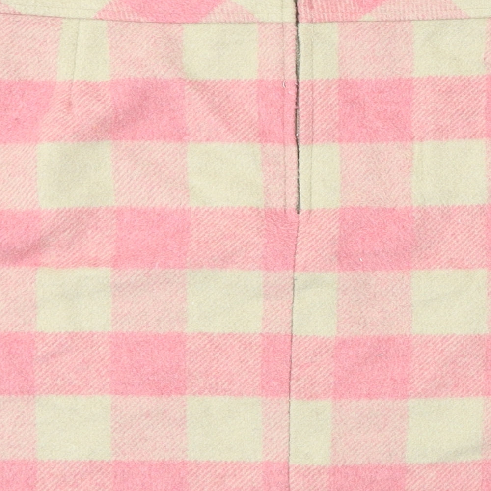 George  Womens Red Check  A-Line Skirt Size 36 in