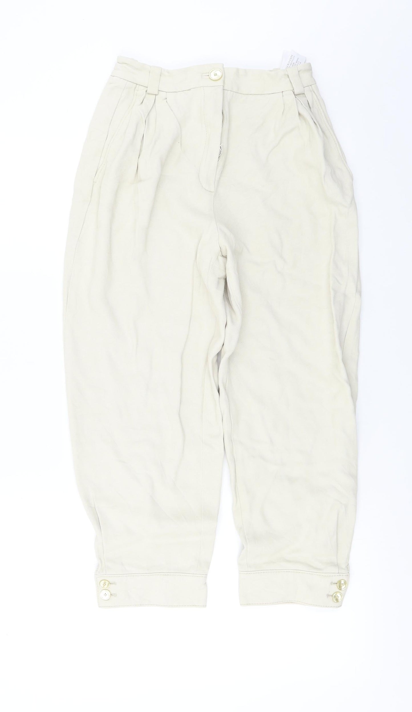 Massamino dutti   Womens Beige   Trousers  Size 24 in L20 in