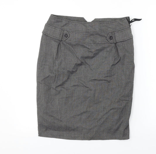 F&F  Womens Grey   A-Line Skirt Size 30 in