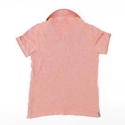 Preworn  Boys Orange   Basic Polo Size 11-12 Years