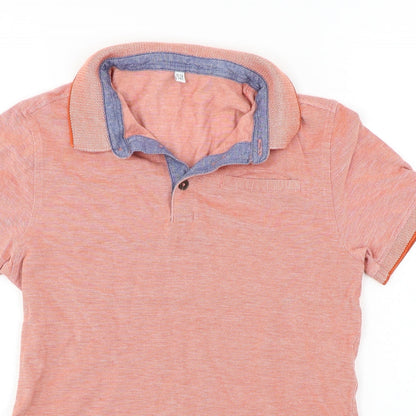 Preworn  Boys Orange   Basic Polo Size 11-12 Years