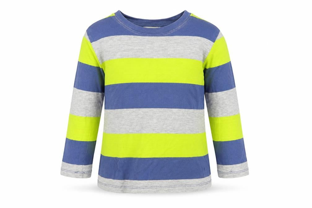 H&M  Boys Grey Striped  Basic T-Shirt Size 2 Years