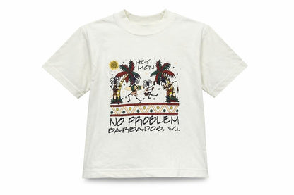 river bay kids  Boys White   Basic T-Shirt Size 4 Years