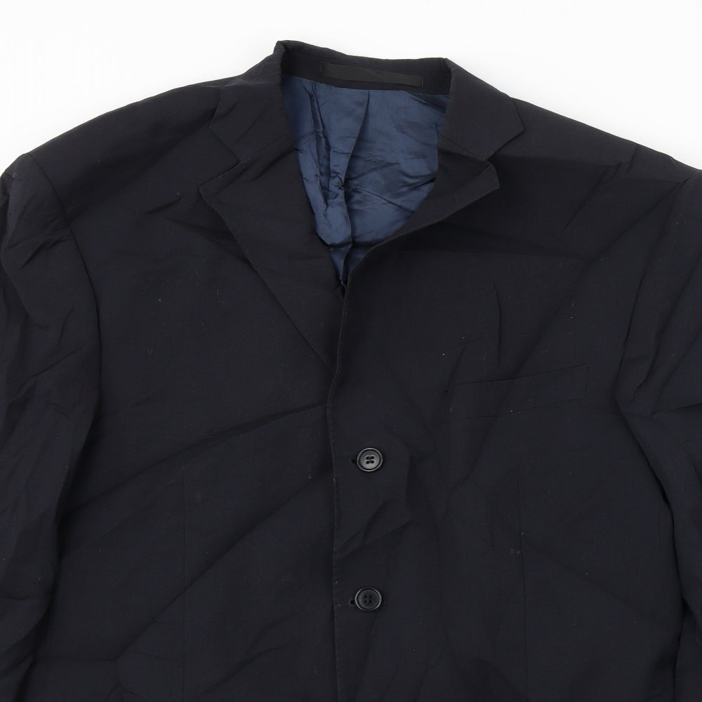 Mens UK Size 42 Marks and Spencer Regular Black Suit Jacket