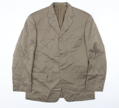 p&r fashion  Mens Brown   Jacket Blazer Size 38