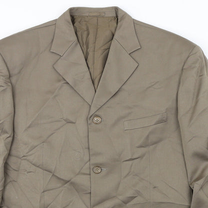 p&r fashion  Mens Brown   Jacket Blazer Size 38