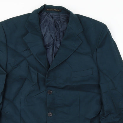 Mens UK Size 42 Marks and Spencer Regular Green Suit Jacket