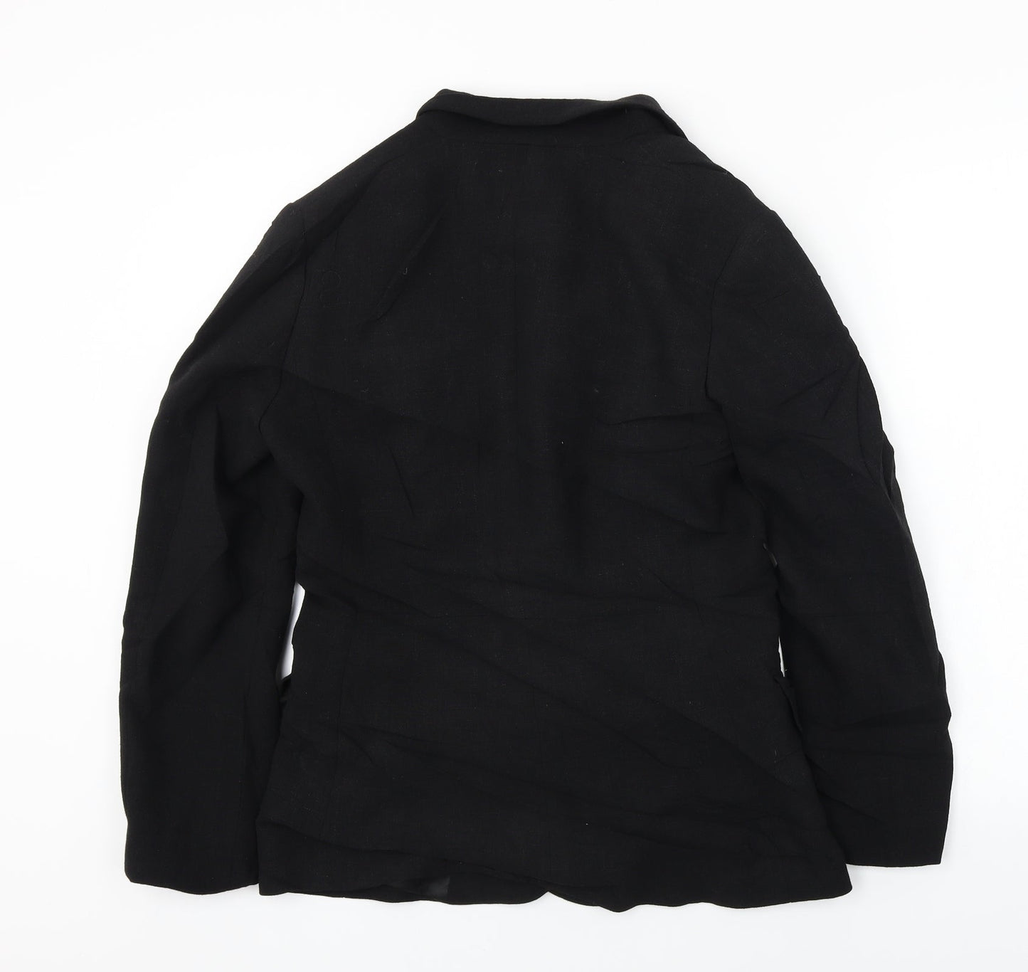 Womens UK Size 10 Preworn Regular Black Blazer