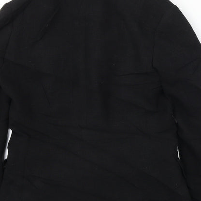 Womens UK Size 10 Preworn Regular Black Blazer