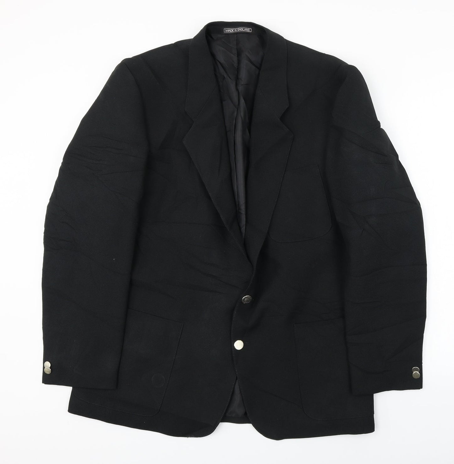 Mens UK Size 42 Classics Regular Black Suit Jacket