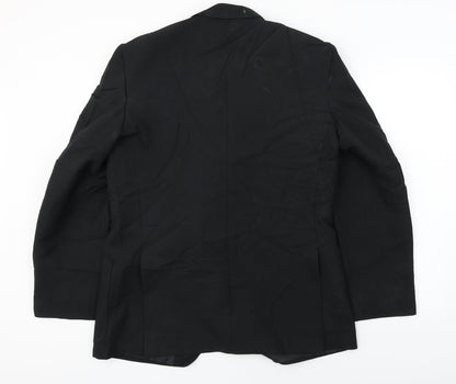 Mens UK Size 42 Classics Regular Black Suit Jacket