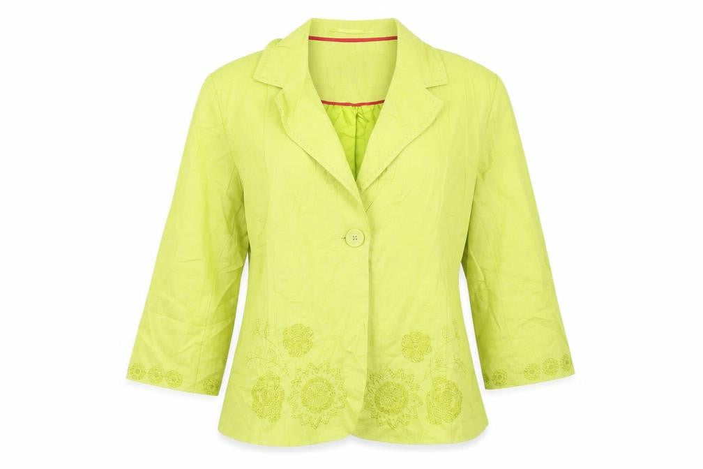 Womens UK Size 12 Per Una Regular Green Blazer
