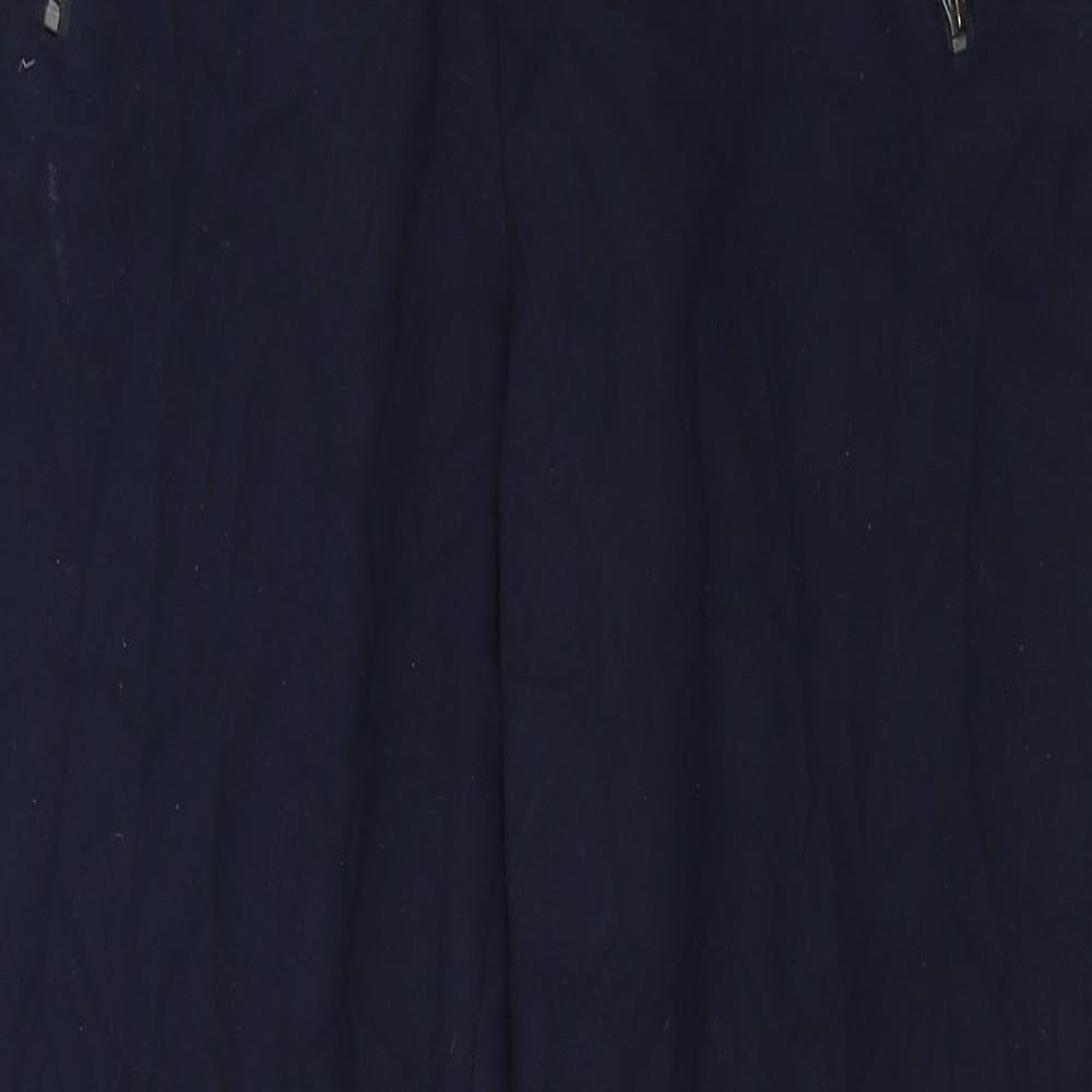 Womens UK Size 10 Marks and Spencer Regular Fit  Blue Trousers